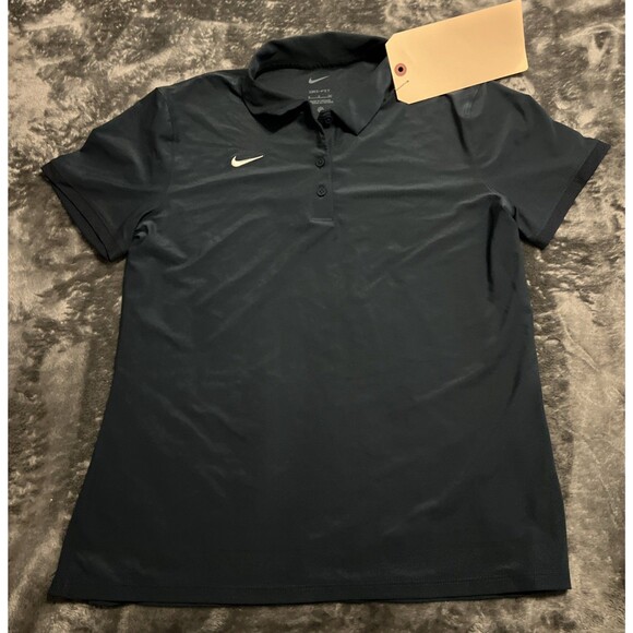 Small Nike Dri-Fit Victory S/S Shirt Polo Short Sleeve Golf Fq1574-478 Blue - Picture 1 of 9